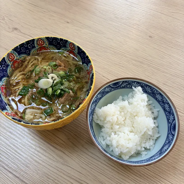Keika Ramen (Pork) & Rice Combo - Japanese dish at Iyasaka Cafe